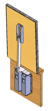 Flip Up Counter Hinge Designed for Durability and Ease